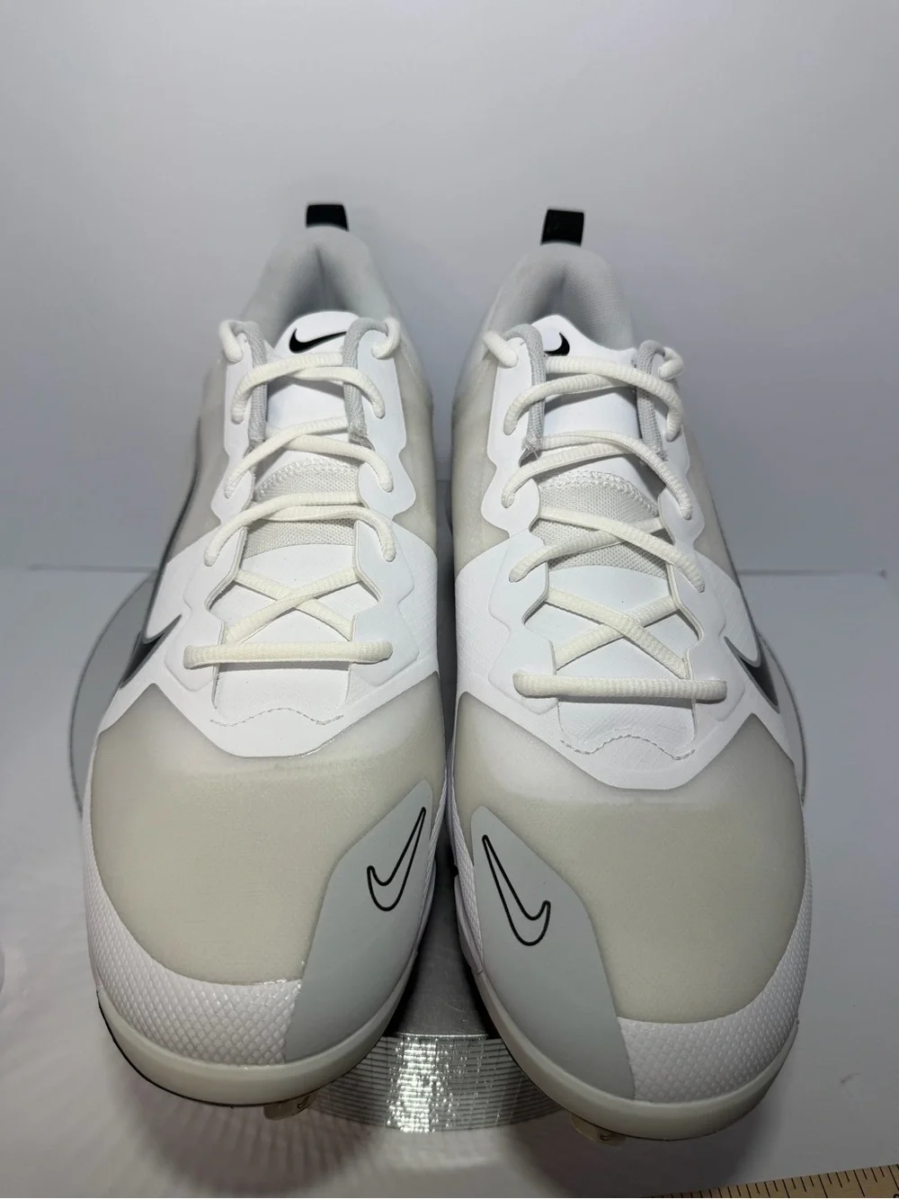 Nike White and Light Gray Athletic Trainers size 13 new w/out tags